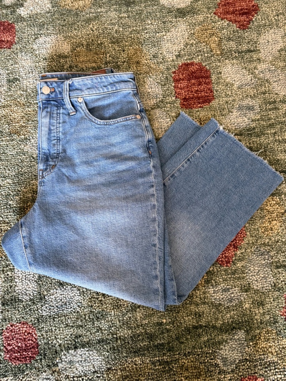 Madewell Light Blue Cropped Ankle Jeans
